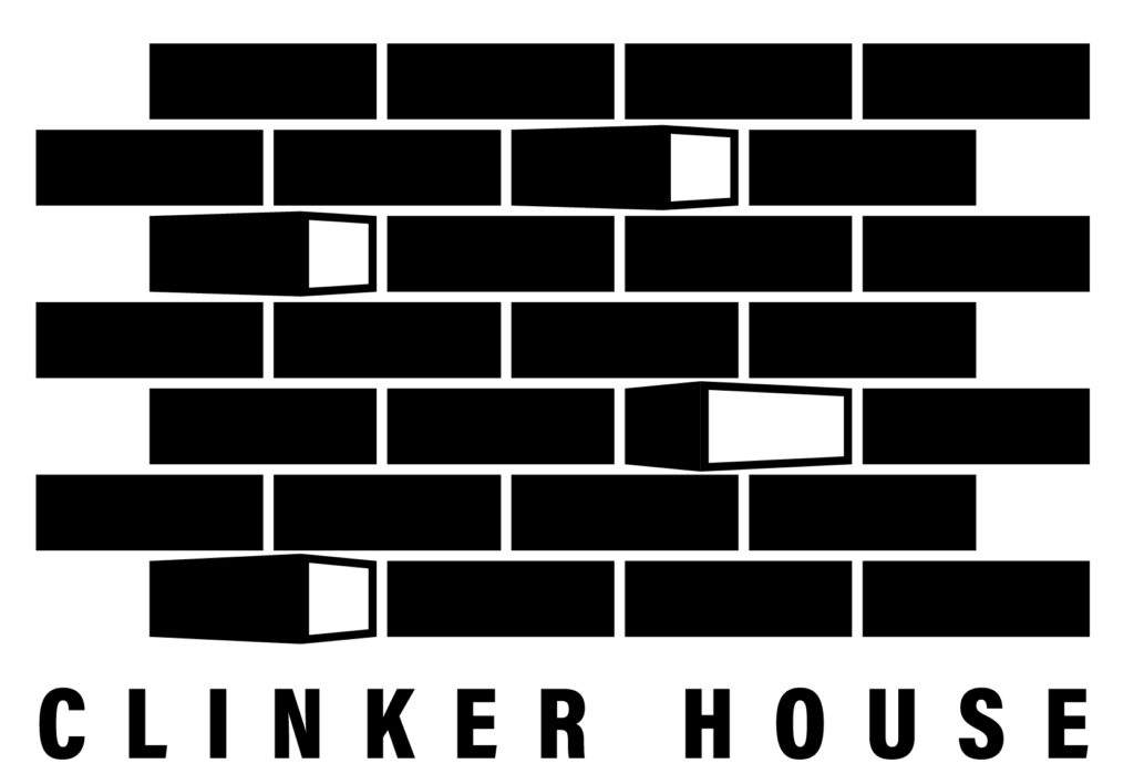 Clinker House logo. Clinker House addition by ArnoldAnd Architecture blending historic New England charm with modern design.