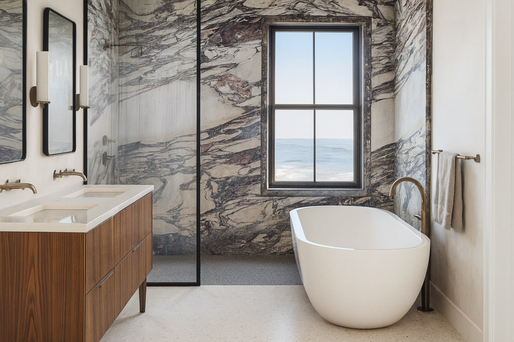 Minot Beach House Bathroom Design
