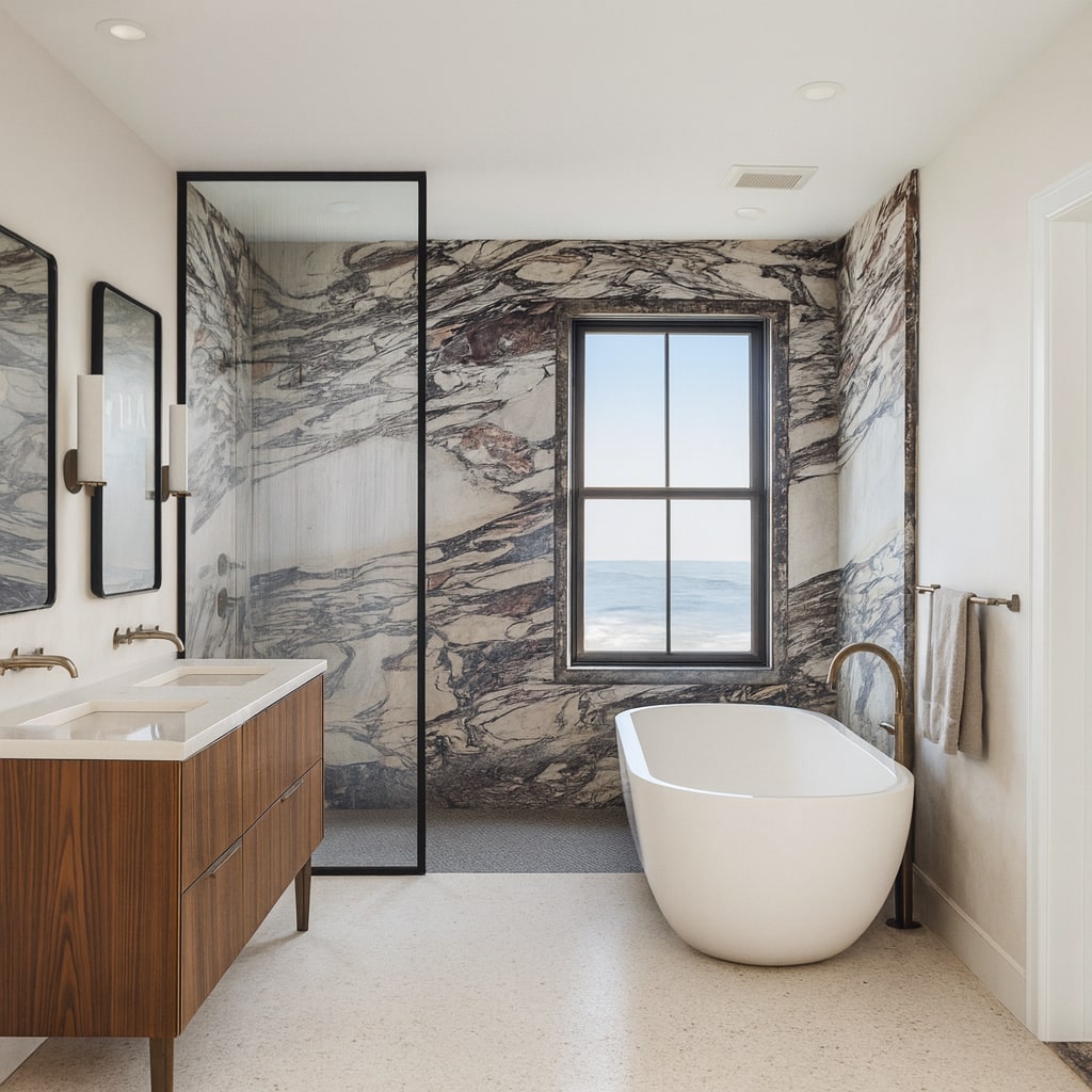 Minot Beach House Bathroom Design