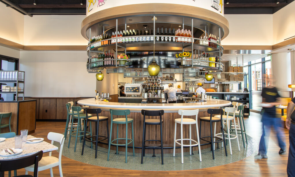 Fido Pizzeria Restaurant Boston ArnoldAnd architecture Concept that blends high design with a playful, community-driven ethos